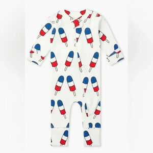 Sleeper pajamas footies cotton Monica + Andy Baby July 4th USA boy
